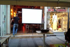Iron Café Beograd – Iznajmljivanje projekora za utakmicu i karaoke